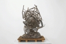 Zachary Armstrong  "Bronze Crown for Keith", 2018  Bronze  32 x 18 inches
