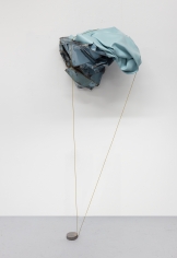 Kennedy Yanko, "Pleasure Page", 2021, paint skin, metal, painted wire, 73 by 31 by 29 inches (185 by 79 by 74 cm). Sculpture by Kennedy Yanko titled "Pleasure Page" created in 2021..