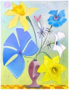 This is an image of a painting by Antone Könst made in 2022 titled: Spring Flowers.