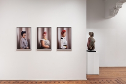 This is installation view of the exhibition titled, Portraits.