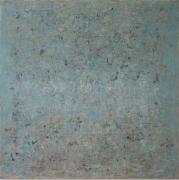Rebecca Purdum, "Blue Square", 2011, oil on linen, 60 x 60 inches (152 x 152 cm).