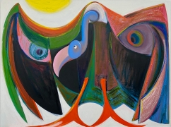Antone Könst, "Vulture", 2020, oil on canvas, 36 x 48 inches (91 x 122 cm).