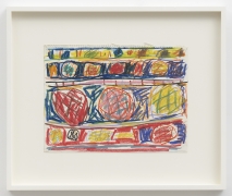 Stanley Whitney Untitled, 1991 Water-soluble crayon on paper 9 3/4 x 12 1/2 inches