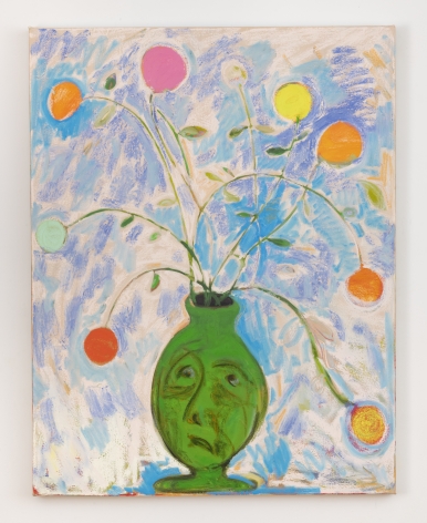 Antone Könst, "Vase Face", 2019, oil on canvas, 54 inches by 42 inches.