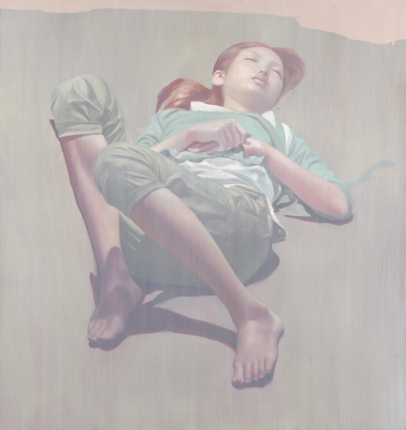 James Jean "Sleeper", 2012 Oil on wood panel 39 x 37 inches
